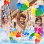 HTTDSLF 6 Piezas Pelota de Playa Hinchable Beach, PPelota Hinchable Paneles Colores, PPelota Playa Inflable para Juguetes de