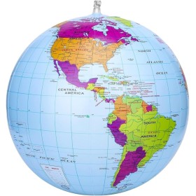 WeddHuis 1 Pcs Globos inflables bolas de globo mundial de PVC globo del mundo bálsamos de playa de tierra para la playa la