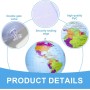 WeddHuis 1 Pcs Globos inflables bolas de globo mundial de PVC globo del mundo bálsamos de playa de tierra para la playa la