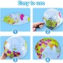 WeddHuis 1 Pcs Globos inflables bolas de globo mundial de PVC globo del mundo bálsamos de playa de tierra para la playa la