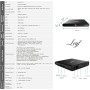 Leyf 4K Android TV Box Original Licensed by Google LLC and Netflix, Disney, Prime Video WiFi, Type-C, HDMI 2.1, USB 3.0,