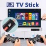 Q9 Game Stick 8K Dual System Android TV Box y juego con controlador inalámbrico 64G TV Stick 10000+ juegos