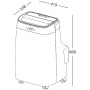 Daitsu - Alisios Premium APD09FX2 Aire Acondicionado Portátil | Mini Aire Acondicionado Portátil Compacto | Deshumidificador |