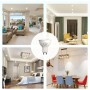 GY 4.9W Bombilla GU10 LED 3000K Blanco Cálido 780LM (Equivalente a 80W), No Regulable, 110 Grados Ángulo de haz - Bombilla Bajo