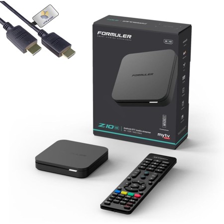 Formuler Z10 Neo 4K Android 10 Ott Media Player, 4K UHD 10-bit 60fps h.265, HDR10+ Smart Ott IP Media Streaming Box, WLAN, IR