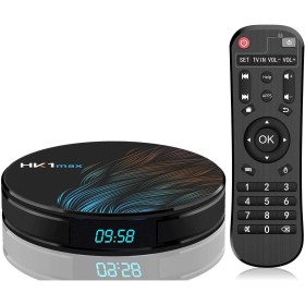 Sofobod HK1 MAX Smart Android 10.0 TV Box, 4GB RAM 64GB ROM, 2.4G/5G Dual WiFi, BT4.0, H.265 Decoding HD 4K Set Top Box:HK1 MAX