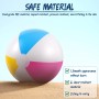 AIEX 10 Piezas 40 cm Pelotas de Playa Inflables a Granel, Pelotas de Playa Fiesta de Playa Juguetes para Niños Adultos Fiesta de