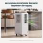 OKYUK Aire acondicionado portátil - Función 3 en 1: Aire acondicionado, deshumidificador, ventilador - Ahorro de energía de 150