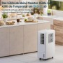 OKYUK Aire acondicionado portátil - Función 3 en 1: Aire acondicionado, deshumidificador, ventilador - Ahorro de energía de 150