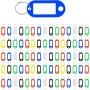 Westcott E-10652 00 llaveros de 100 unidades, robustos colgantes para escribir con etiquetas intercambiables, con anillo de