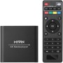 MYPIN Reproductor Multimedia 4K, Media Player con Control Remoto para Disco Duro de 8TB/Unidad USB/Tarjeta TF/H.265 MP4 PPT MKV