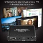 MYPIN Reproductor Multimedia 4K, Media Player con Control Remoto para Disco Duro de 8TB/Unidad USB/Tarjeta TF/H.265 MP4 PPT MKV