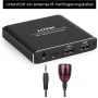 MYPIN Reproductor Multimedia 4K, Media Player con Control Remoto para Disco Duro de 8TB/Unidad USB/Tarjeta TF/H.265 MP4 PPT MKV