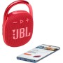 JBL Clip 4, Green - Altavoz portátil Bluetooth 5.1 - Hasta 10 horas de reproducción - Impermeable y resistente al polvo -