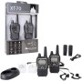 Midland C1180 XT70 - Walkie Talkie Profesional de Doble Banda con Carga Rápida - Gris - Formato 69 LPD y 24 PMR446, 12 km de