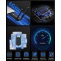 5400Mbps Adaptador WiFi USB para PC, RENGOGA USB WiFi 6E Tri-Banda 6GHz/5GHz/2.4GHz, AXE5400 Receptor WiFi Largo Alcance, Antena