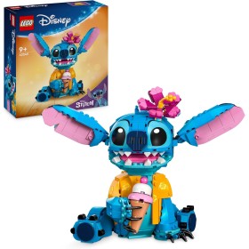 LEGO | Disney Stitch Juguete de Construcción, Regalo de Pascua para Niñas y Niños de 9+ Años, Figura Articulada de la Película