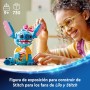 LEGO | Disney Stitch Juguete de Construcción, Regalo de Pascua para Niñas y Niños de 9+ Años, Figura Articulada de la Película