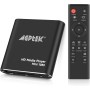 Reproductor Multimedia, 4K@30hz HDMI Reproductor Multimedia para TV con Salida de HDMI/AV/VGA Media Player para 14TB HDD/Unidad