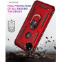 SORAKA Funda para Google Pixel 4a con Anillo Funda Google Pixel 4a TPU Blando Parachoques Duro PC Cubierta Trasera con Placa de