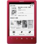 Sony PRS-T3S - Lector de eBooks (6", 758x1024, ePub, FB2, PDF, 2 GB), rojo