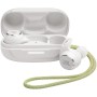JBL Reflect Aero Auriculares con tecnología True Adaptive Noise Cancelling, resistentes al agua, batería de 8 horas, en blanco