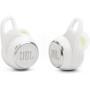 JBL Reflect Aero Auriculares con tecnología True Adaptive Noise Cancelling, resistentes al agua, batería de 8 horas, en blanco