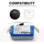 ANTIEE 3200mAh Robots Batería para Tikom G8000-Pro Battery para Aspiradora 14.4V Robot Vacuum Cleaner RoboVac