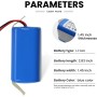 ANTIEE 3200mAh Robots Batería para Tikom G8000-Pro Battery para Aspiradora 14.4V Robot Vacuum Cleaner RoboVac