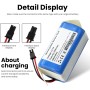 ANTIEE 3200mAh Robots Batería para Tikom G8000-Pro Battery para Aspiradora 14.4V Robot Vacuum Cleaner RoboVac