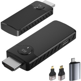 OBEST HDMI Inalámbrico 4K Transmisor Receptor, Salida HD 1080P, Plug Play, 50M HDMI Wireless Extender Kit para Transmitir Video