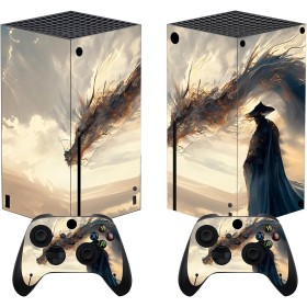PlayVital Pegatina para Xbox Series X - Calcomanía Vinilo Skin Adhesivo para Consola y Mando, Diseño Duradero, Protección