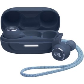 JBL Reflect Aero Auriculares con tecnología True Adaptive Noise Cancelling, resistentes al agua, batería de 8 horas, en azul
