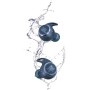 JBL Reflect Aero Auriculares con tecnología True Adaptive Noise Cancelling, resistentes al agua, batería de 8 horas, en azul