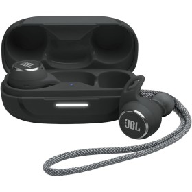 JBL Reflect Aero Auriculares con tecnología True Adaptive Noise Cancelling, resistentes al agua, batería de 8 horas, en negro