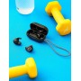 JBL Reflect Aero Auriculares con tecnología True Adaptive Noise Cancelling, resistentes al agua, batería de 8 horas, en negro