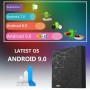 LIROM Android 9.0 TV Box, T95 MAX 4GB 64GB con Allwinner H6 Quad-Core 64Bit Arm Corter-A53 CPU Mali-T720 MP2 GPU 4GB RAM 64GB
