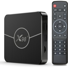 Android 11.0 TV Box, LEFFOT 4K Ultra HD Streaming Device for TV, Home Smart TV Box with 4GB RAM 64GB ROM, HDR10+, Amlogic S905W2