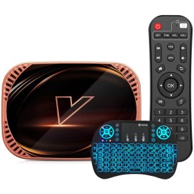 AMITVA VONTAR X4 S905X4 Android TV Box 11.0, Ultra HD 8K HDR, 4GB RAM 128GB ROM, 2.4G/5.8G Dual Band WiFi BT 4.0 Ethernet Con