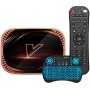 AMITVA VONTAR X4 S905X4 Android TV Box 11.0, Ultra HD 8K HDR, 4GB RAM 128GB ROM, 2.4G/5.8G Dual Band WiFi BT 4.0 Ethernet Con