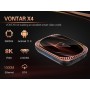 AMITVA VONTAR X4 S905X4 Android TV Box 11.0, Ultra HD 8K HDR, 4GB RAM 128GB ROM, 2.4G/5.8G Dual Band WiFi BT 4.0 Ethernet Con