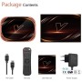 AMITVA VONTAR X4 S905X4 Android TV Box 11.0, Ultra HD 8K HDR, 4GB RAM 128GB ROM, 2.4G/5.8G Dual Band WiFi BT 4.0 Ethernet Con