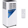 SereneLife Aire Acondicionado Portátil, 10.000 BTU, Móvil, WiFi, Silencioso, Deshumidificador, Ventilador, Control Remoto,
