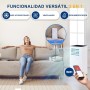 SereneLife Aire Acondicionado Portátil, 10.000 BTU, Móvil, WiFi, Silencioso, Deshumidificador, Ventilador, Control Remoto,