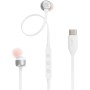 JBL Tune 310 C USB-C Auriculares intraaurales con micrófono y audio de alta resolución, cable plano antienredos, 3 botones de