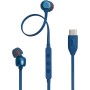 JBL Tune 310 C USB-C Auriculares intraaurales con micrófono y audio de alta resolución, cable plano antienredos, 3 botones de
