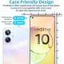 QULLOO [2+ 2 Piezas Protector de Pantalla para Realme 10 4G + Protector de Lente de cámara,9H Dureza Vidrio Templado Sin