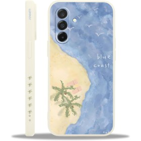 Yoedge Funda para Samsung Galaxy A26 5G Verano, Fina Silicona Carcasa con Lindo Playa de Arena Summer Dibujos Cover para Mujer