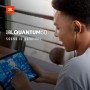 JBL Quantum 50 Auriculares intraaurales para videojuegos, con potenciador de sonido y silenciador de micrófono, compatible con