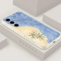Yoedge Funda para Samsung Galaxy A26 5G Verano, Fina Silicona Carcasa con Lindo Playa de Arena Summer Dibujos Cover para Mujer